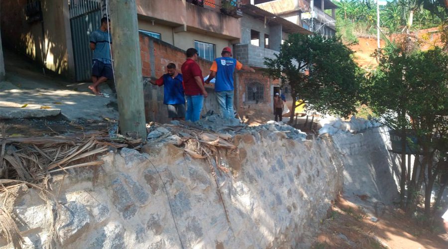 Vila Velha: Sagrada Família recebe obras de contenção preventiva de encosta