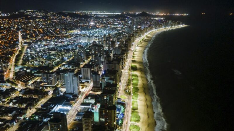 Município de Vila Velha alcança 93% da cidade com nova iluminação de LED