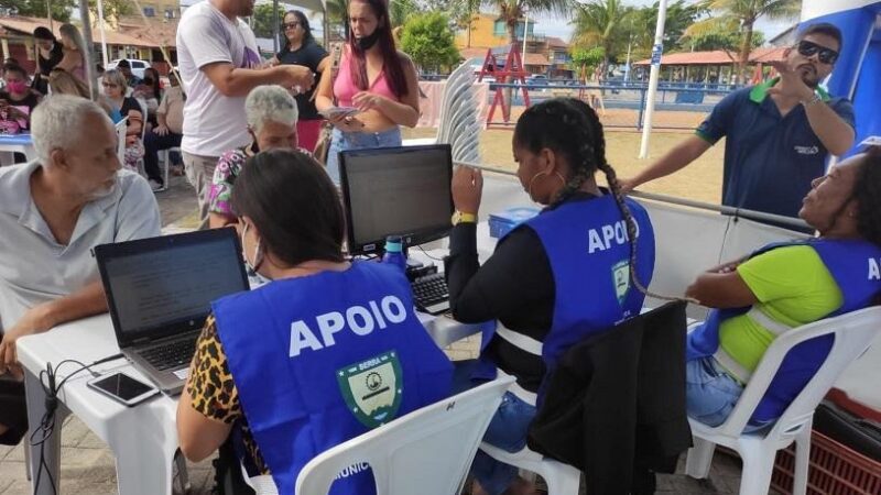 Serra: mulheres de Novo Horizonte recebem mutirão de serviços do “Conta Comigo”