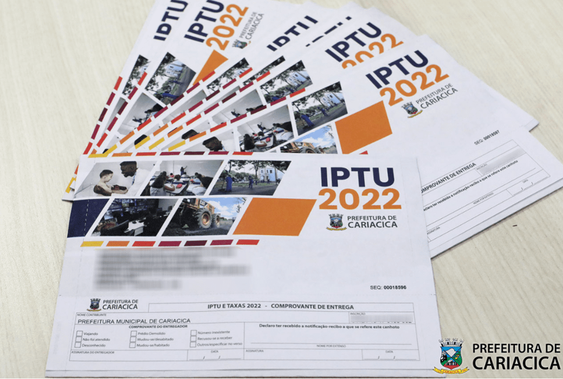 IPTU de Cariacica: cota única com 10% de desconto vence na próxima segunda-feira (11)