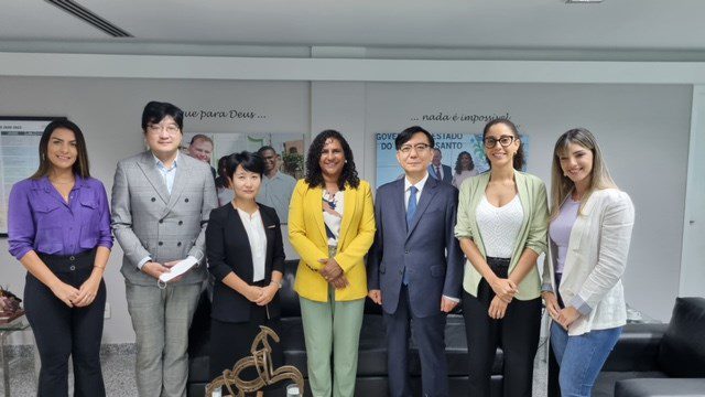 Vice-Governadora do Estado Jacqueline Moraes realiza encontro com representantes da Coreia do Sul