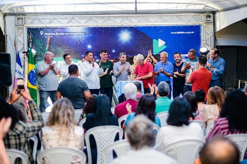 Serra realiza iluminação de LED nos bairros Chácara Parreiral e Guaraciaba investimentos de quase R$ 300 mil