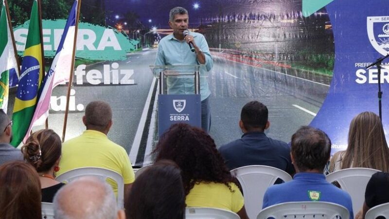 Serra realiza nova iluminação em Grande Jacaraípe com investimentos de mais R$ 500 mil