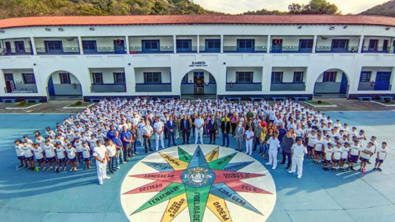 Vila Velha: ​400 alunos participam do programa Forças no Esporte, parceria com a Marinha