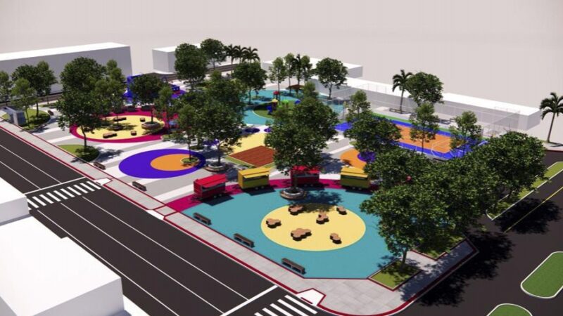 Praça de Praia de Gaivotas será transformada em novo espaço de lazer