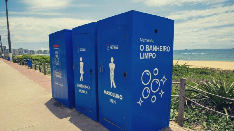 Prefeitura de Vila Velha irá ampliar número de banheiros na orla para o Réveillon
