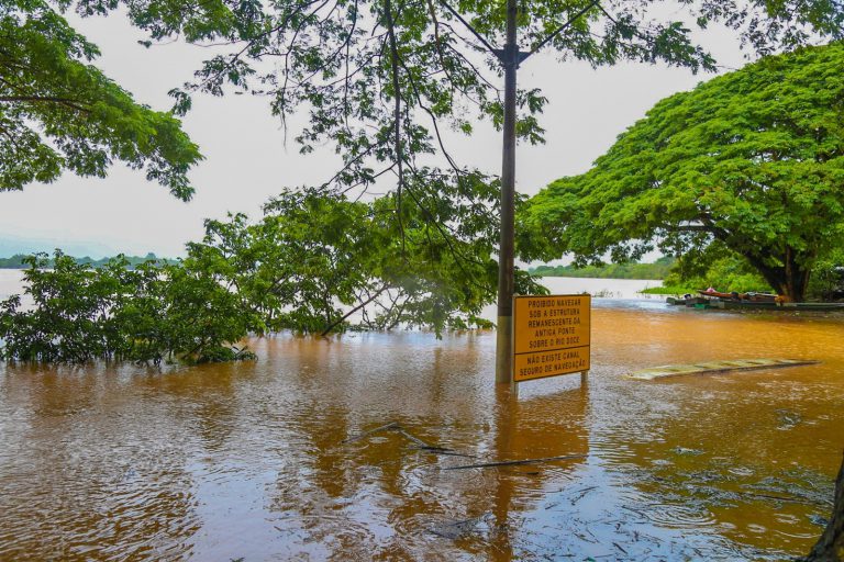 Rio Doce recua 0,77 centímetros e atinge cota de 3,65 metros nesta segunda-feira (26)