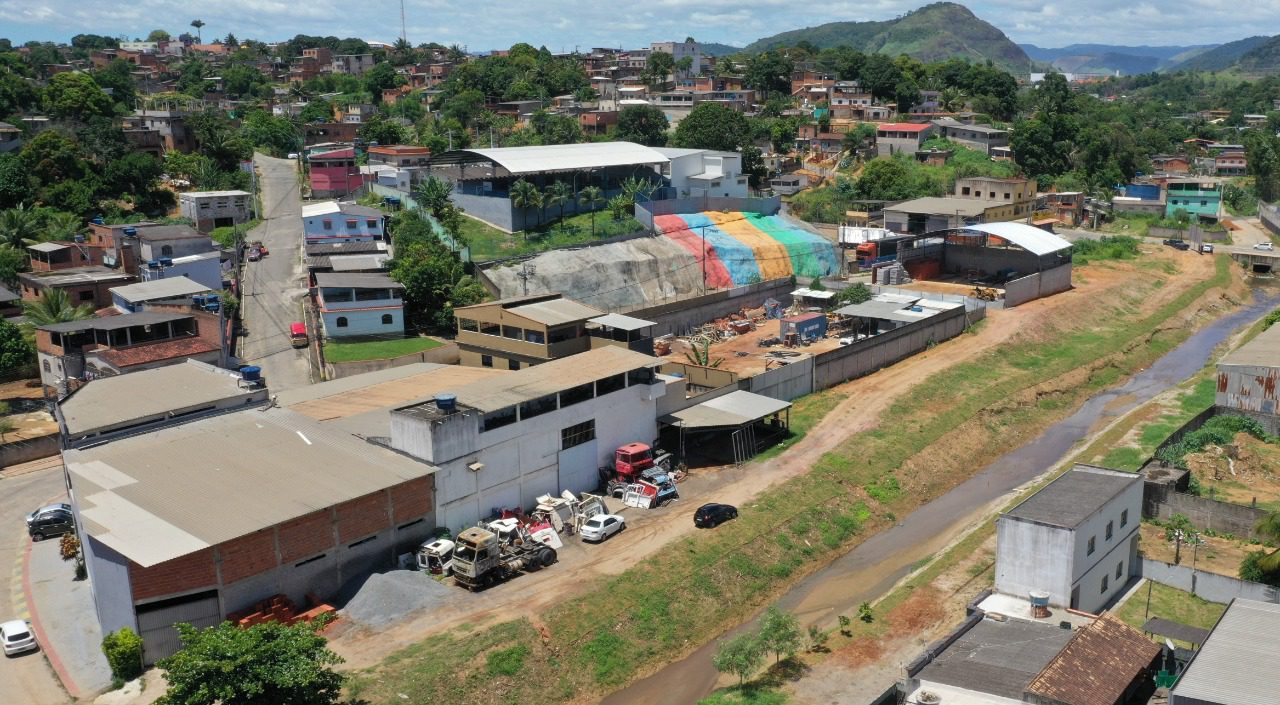 Viana: Córrego Areinha recebe obras de revitalização com recursos da iniciativa privada