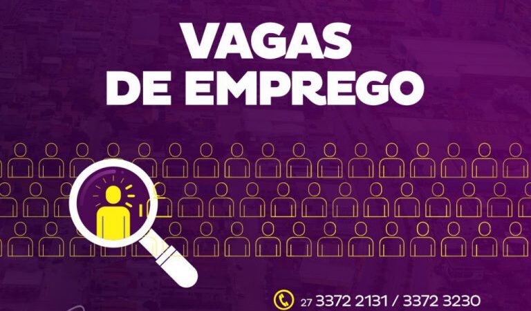 Sine Linhares oferta 112 oportunidades de emprego nesta segunda-feira (30)