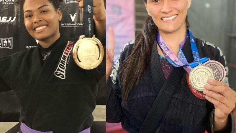 Edna Maiara e Jordana Lirio viajam para o Internacional Open de Jiu-Jitsu