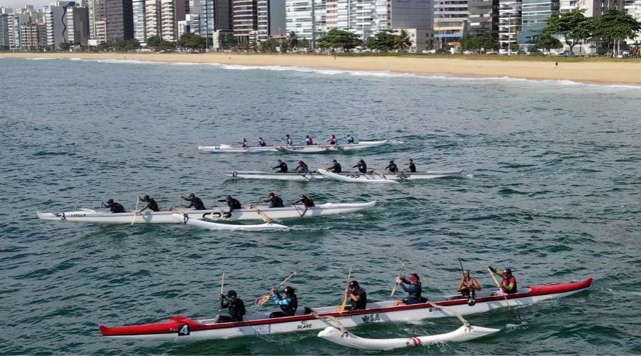 ​Vila Velha recebe abertura do estadual de canoa havaiana neste sábado (18)