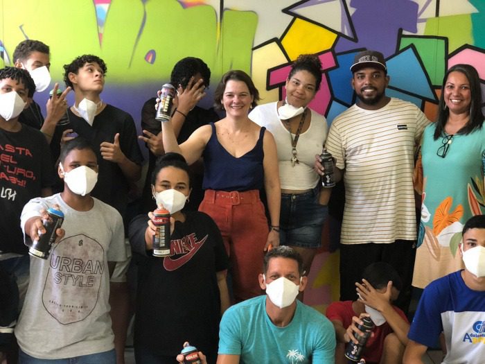 Projovem Continental fortalece vínculos com a arte do grafite em Vitória
