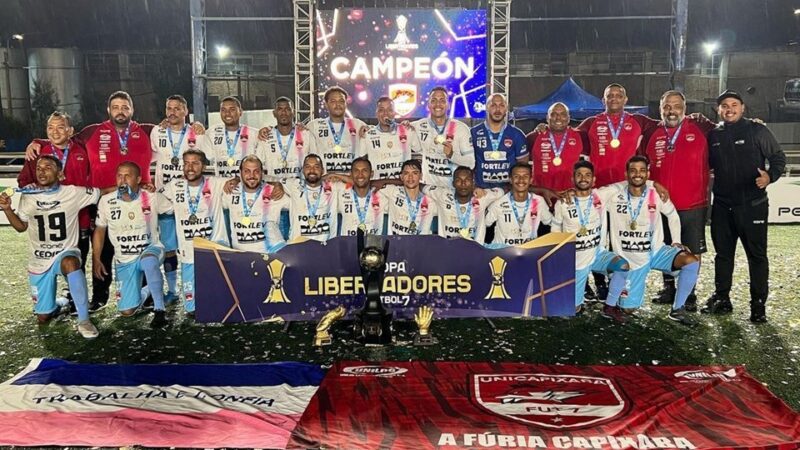 Unicapixaba conquista tricampeonato da Taça Libertadores de Futebol 7