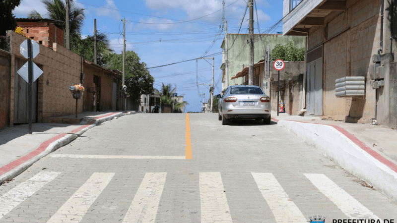 Ruas de Bela Vista e Santa Paula em Cariacica recebem obras de drenagem e pavimentação