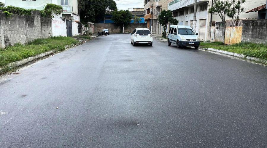 Novas vias e pavimentação são inauguradas no bairro Divino Espírito Santo, em Vila Velha