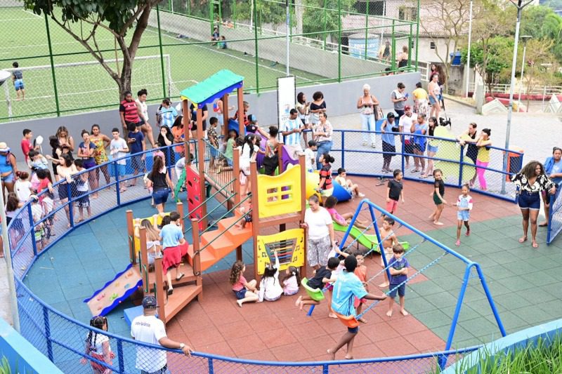 Bairro Santa Martha, em Vitória ganha “Parque Kids” para diversão da garotada