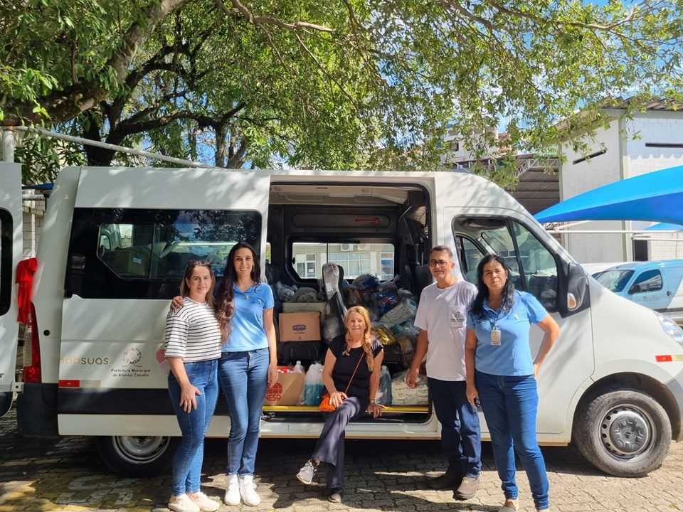 Ipem realiza doação de alimentos e produtos de limpeza a instituição beneficente de Afonso Cláudio