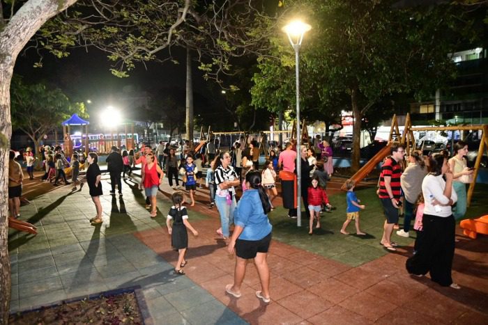 Parque Kids faz sucesso em noite de inauguração em Jardim da Penha