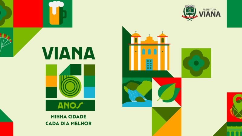 Viana lança logotipo comemorativo em homenagem aos seus 161 anos de história