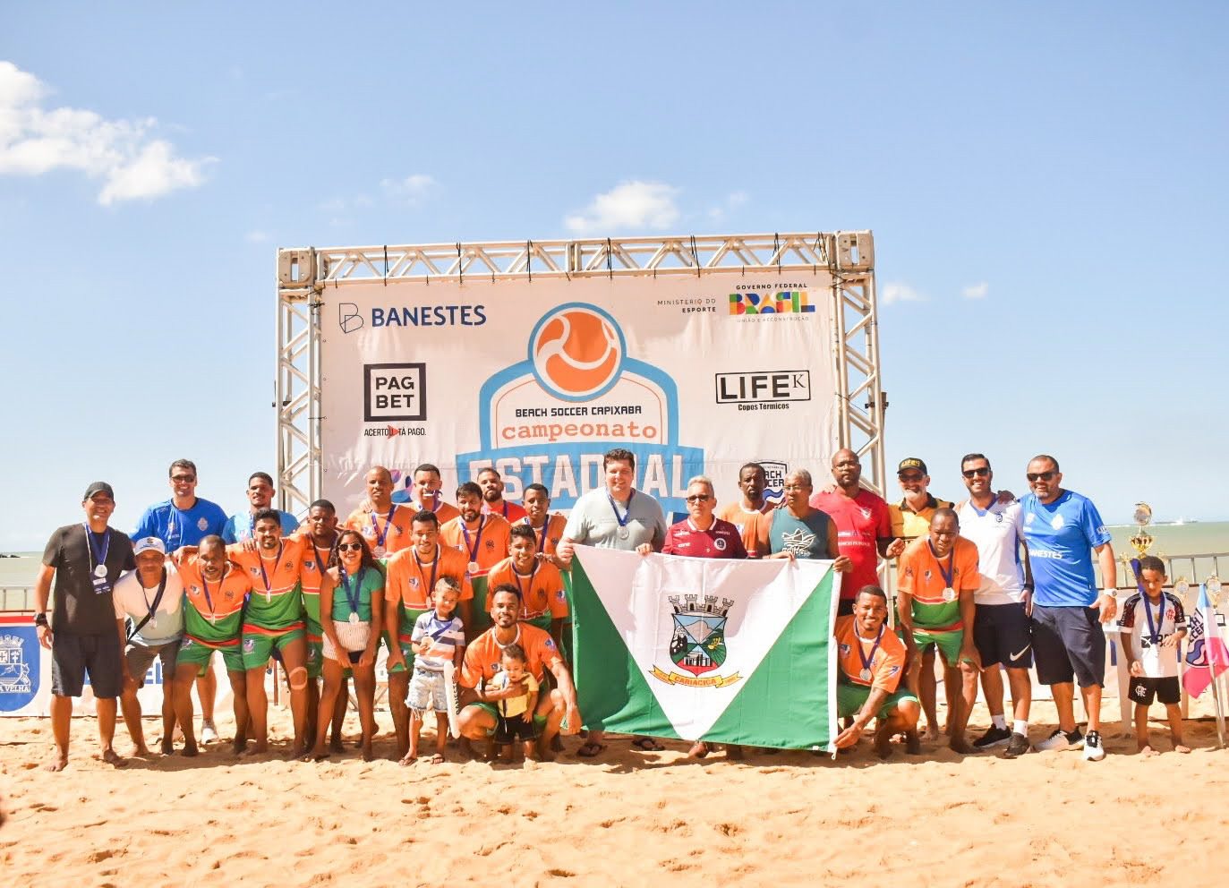 Seleção de Cariacica é vice-campeã no Estadual de Beach Soccer