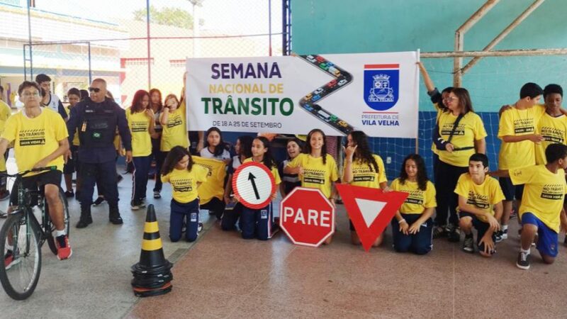 Guarda Municipal de Vila Velha finaliza Semana Nacional de Trânsito com palestra educativa