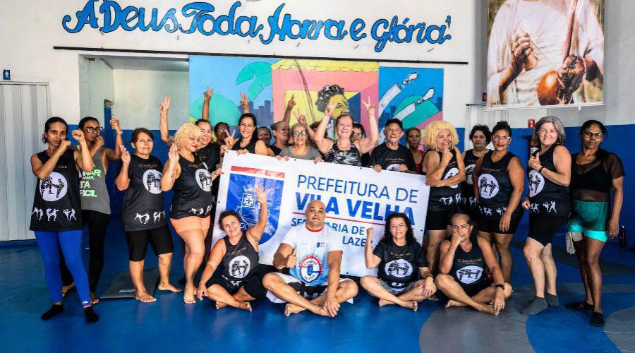 Prefeitura de Vila Velha investe no bem-estar dos idosos com aulas de Kickboxing