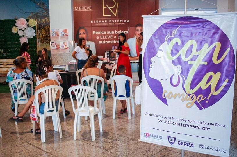 Evento “Conta Comigo”: vai ofertar serviços para mulheres no Shopping Montserrat na Serra quinta (26) e sexta (27)