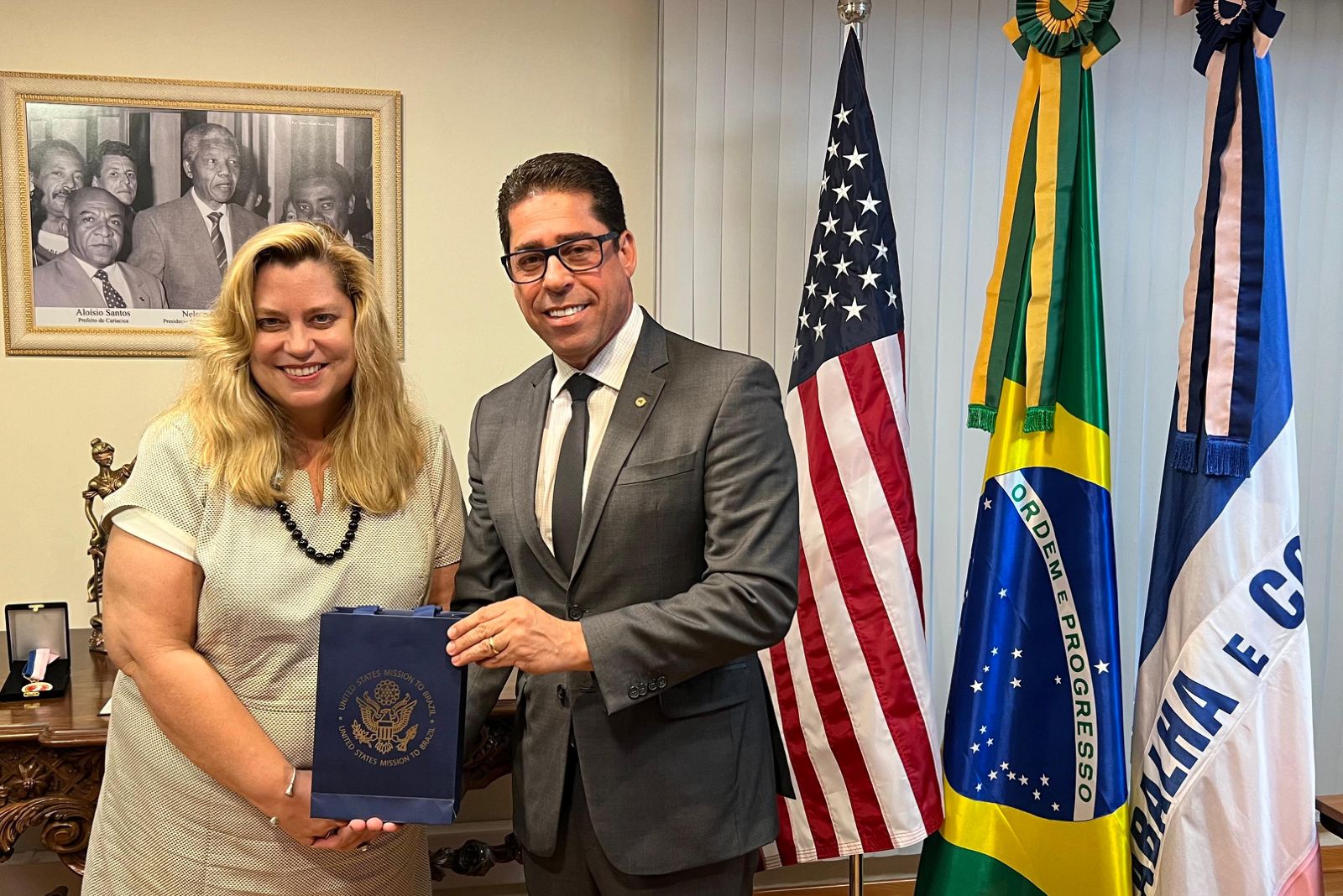 Representantes do Consulado dos Estados Unidos estreitam vínculos com o Espírito Santo