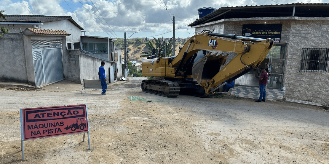 Prefeitura inicia obras de pavimentação e drenagem que ligam três bairros em Cariacica