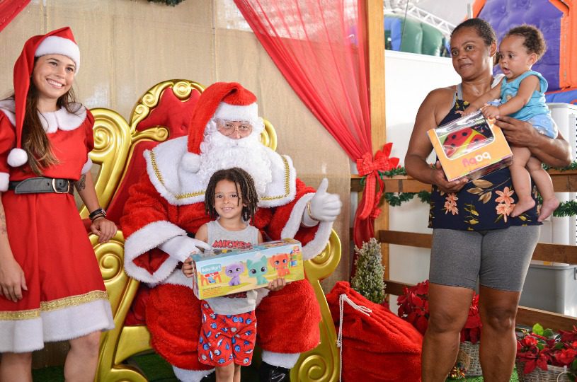 Serra + Cidadã proporciona clima de Natal no bairro das Laranjeiras