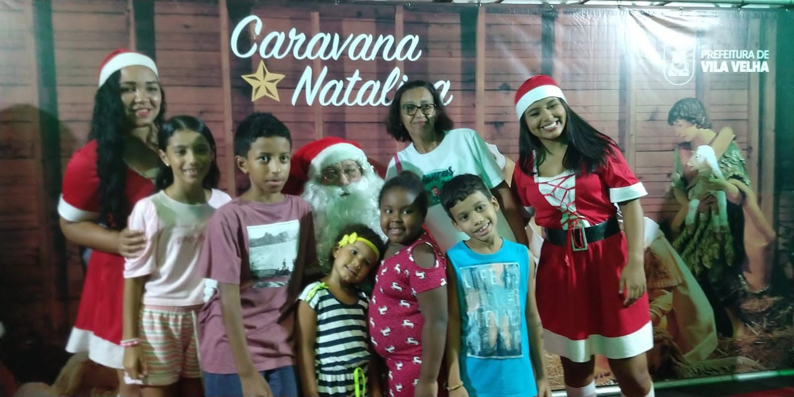 Caravana Natalina de Papai Noel visita 26 comunidades em Vila Velha