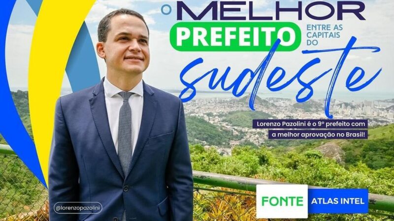 Ascensão Meteórica: Como Lorenzo Pazolini Conquistou a Maior Aprovação no Sudeste como Prefeito de Vitória