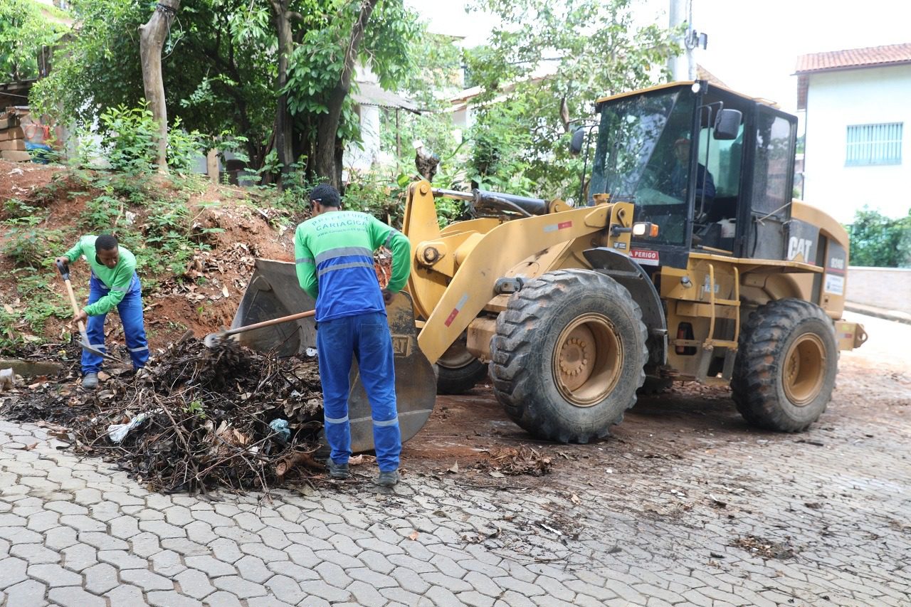 Prefeitura de Cariacica reforça equipes nas ruas para prevenção de transtornos causados pelas chuvas