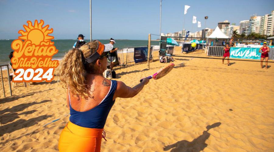 Competição de Beach Tennis na Arena de Verão de Vila Velha conta com 300 duplas