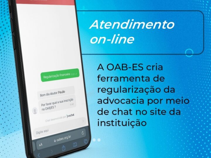 Ferramenta de regularização da advocacia agora disponível no site da OAB-ES, com chat integrado