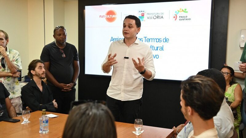Investimentos de mais de R$ 3,1 milhões são direcionados ao setor cultural de Vitória