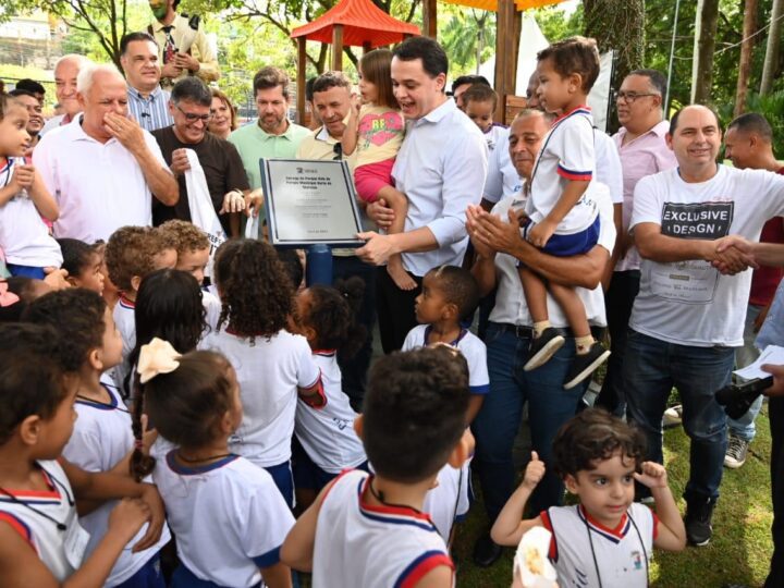 Pazolini leva diversão e entusiasmo à inauguração do Parque Kids no Horto de Maruípe