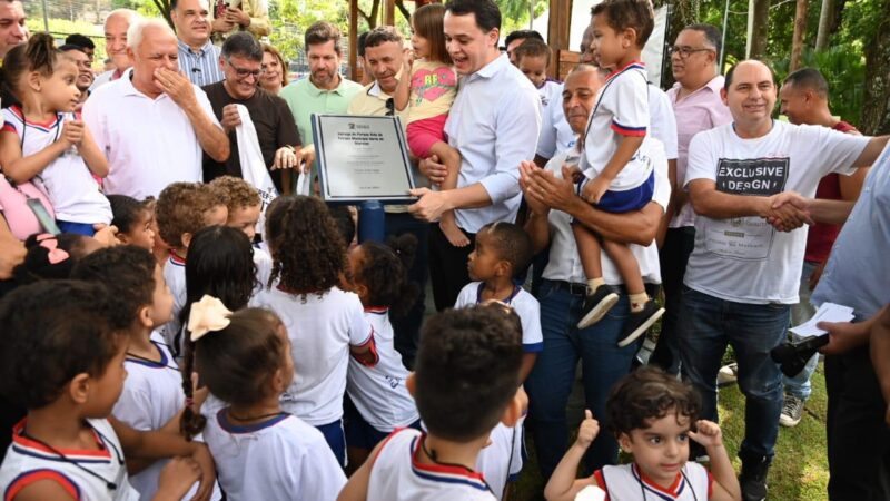 Pazolini leva diversão e entusiasmo à inauguração do Parque Kids no Horto de Maruípe