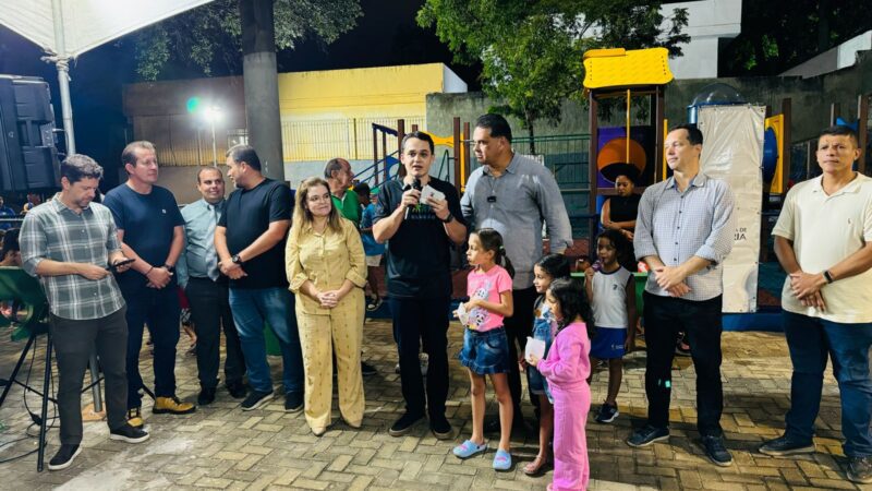 Nova academia para idosos e Parque Kids são inaugurados no Bairro de Lourdes