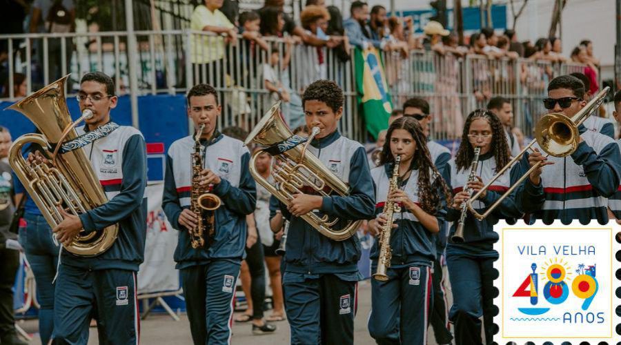 Aniversário de Vila Velha contará com desfile cívico-militar e festival musical