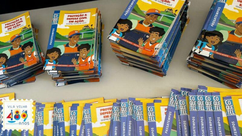 Defesa Civil lança revista educativa para ensinar prevenção de desastres a crianças