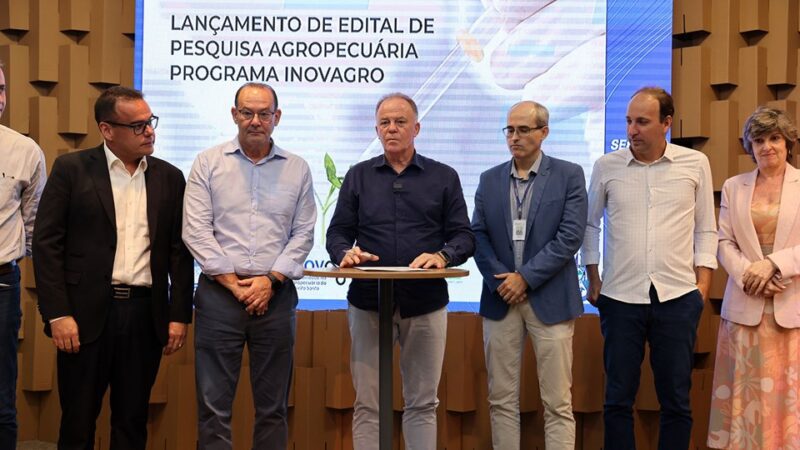 Governo do Estado lança edital com R$ 10 milhões para impulsionar pesquisa agropecuária