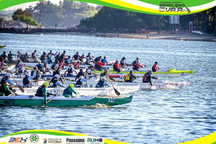 Campeonato Brasileiro de Canoa Havaiana atraí cerca de mil atletas em Vitória