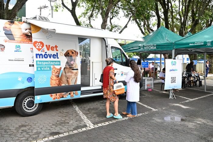 Vetmóvel prestará serviços para pets em Jardim Camburi e Atlântica Ville nesta quarta-feira