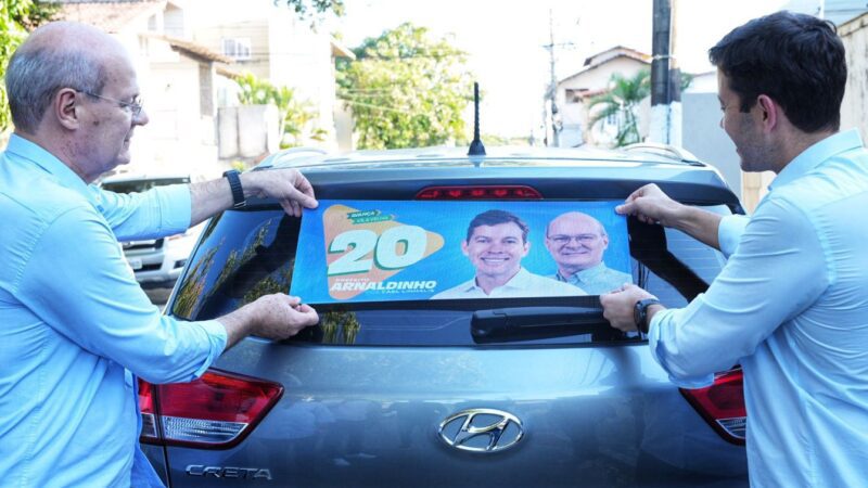 Sábado será o ponto de partida para a campanha de Arnaldinho em Vila Velha