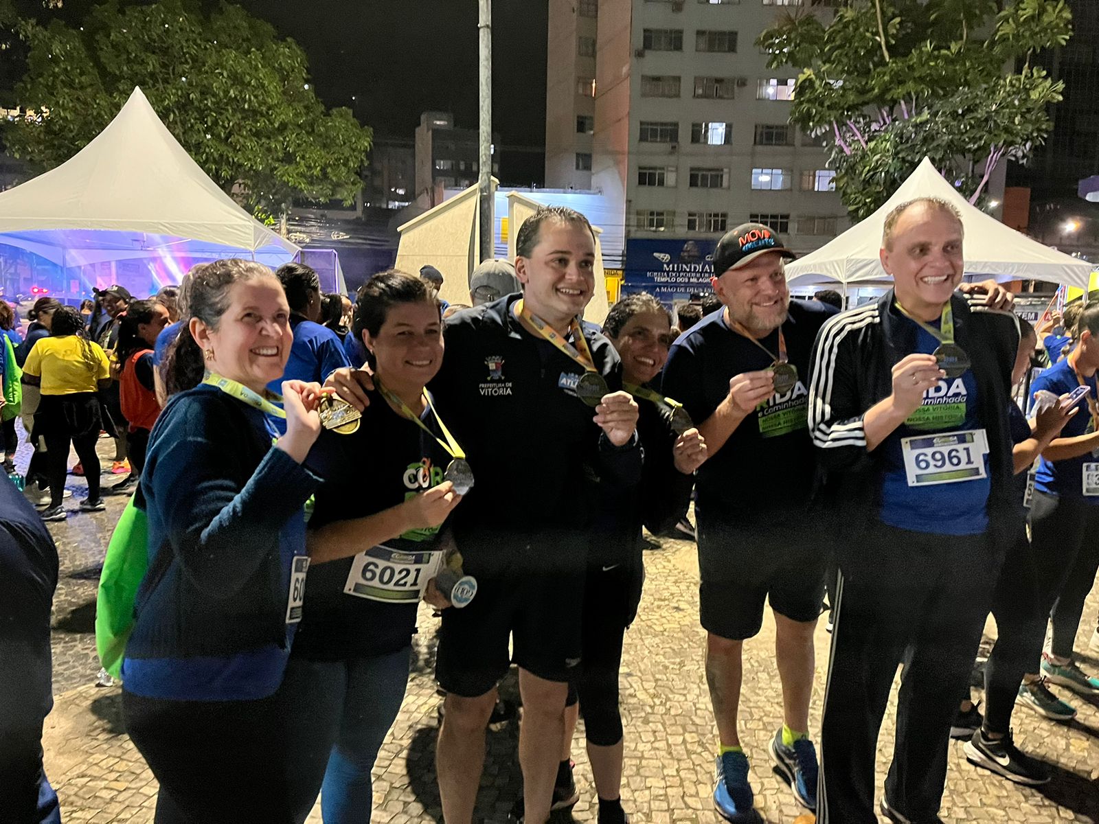 Corrida noturna em Vitória com Pazolini destaca a história e cultura do Centro