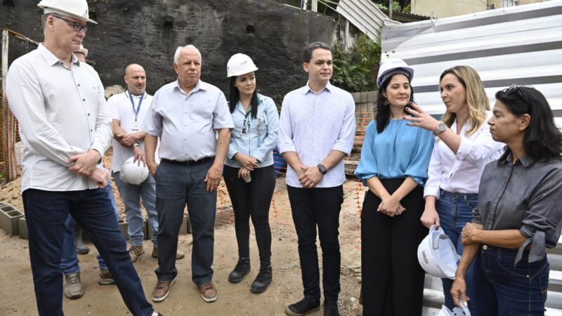 Pazolini visita obras da EMEF Paulo Roberto em São Benedito, com 90% concluídas e inauguração prevista para fevereiro