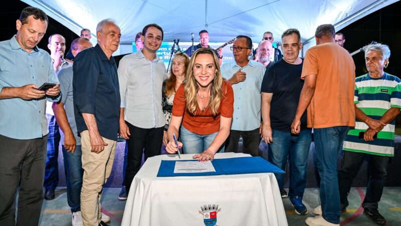 Início das obras em Jardim da Penha: Pazolini, Cris e Deputado José Esmeraldo assinam ordem de serviço