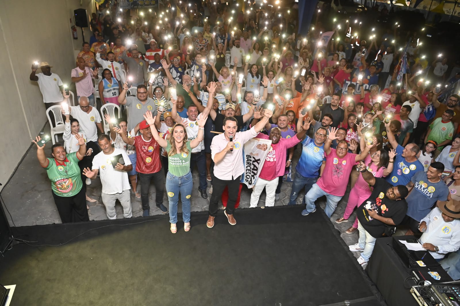 Apoio à reeleição de Pazolini é declarado por carnavalescos no Encontro do Samba