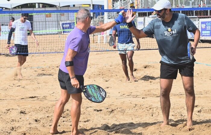 Vitória é palco do maior Campeonato Brasileiro de Beach Tennis da história